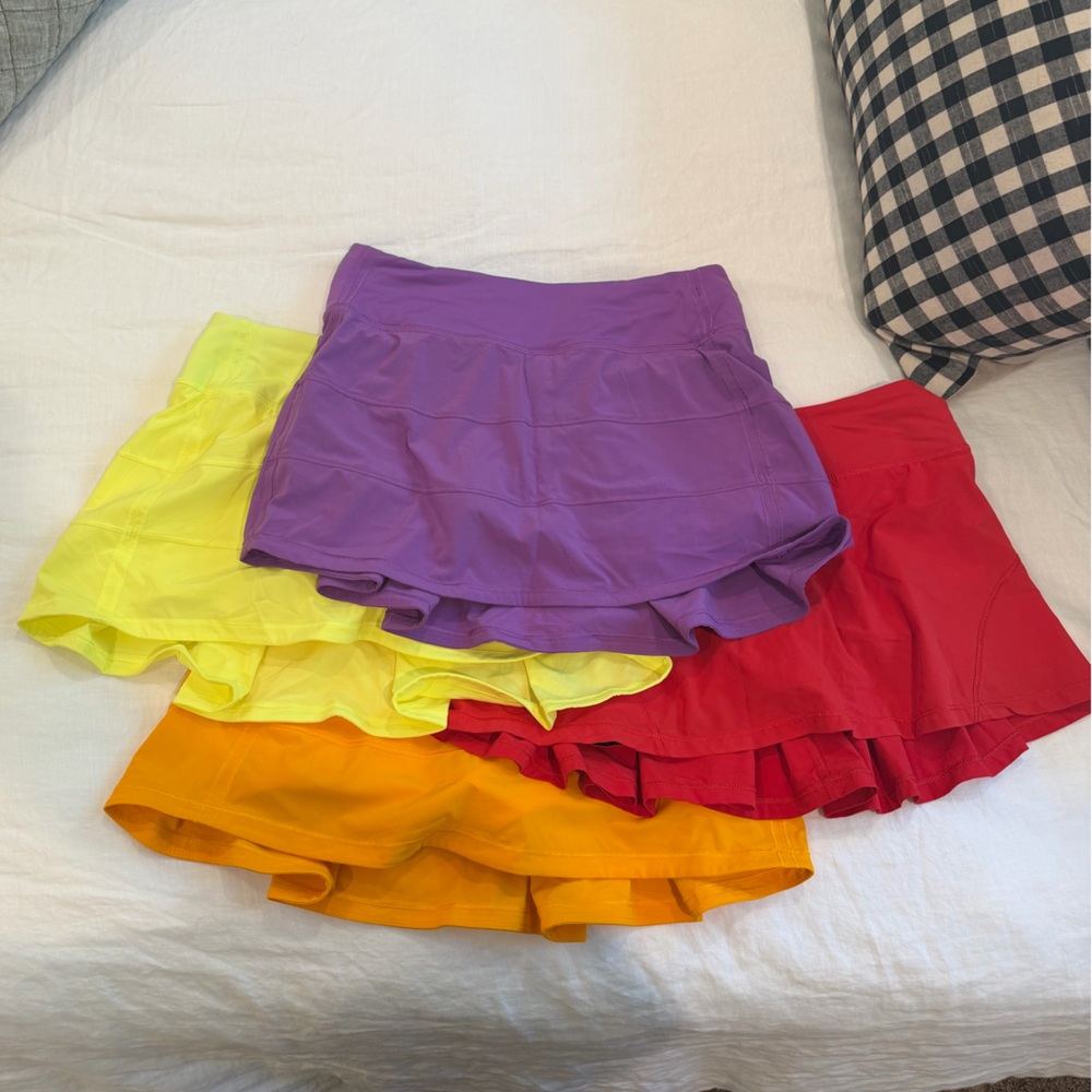 Bundle of Lululemon tennis skirts